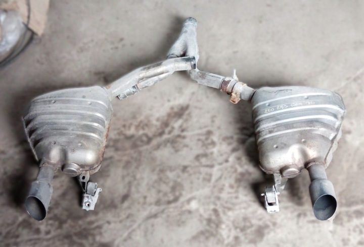 Audi A4 A5 B8 2.0 TFSI глушитель выхлоп 8K0253611AN 8K0253611AM, фото 1