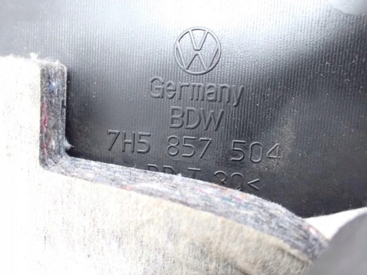 Накладка панели консоли нижняя низ европа 7H5857504 VW Multivan T5 10 г., фото 3