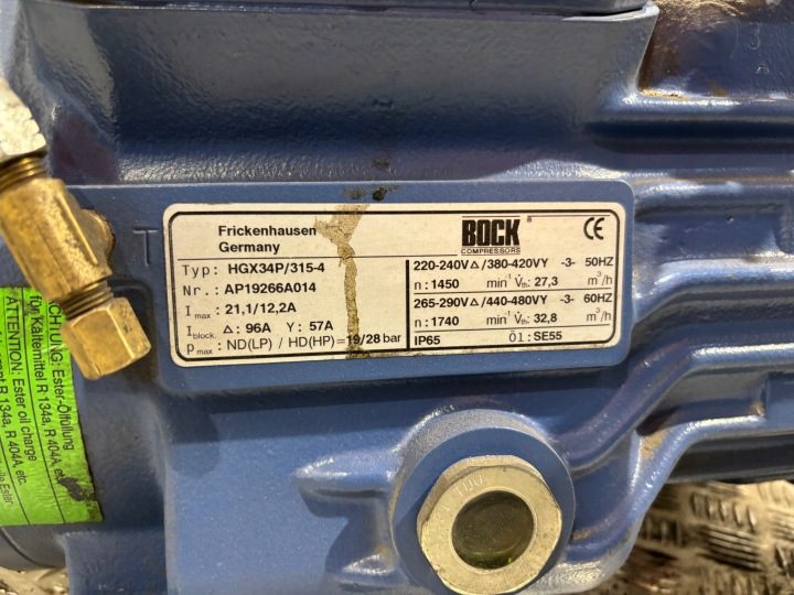 Компрессор полугерметичный поршневой BOCK HGX34P/315-4, фото 6