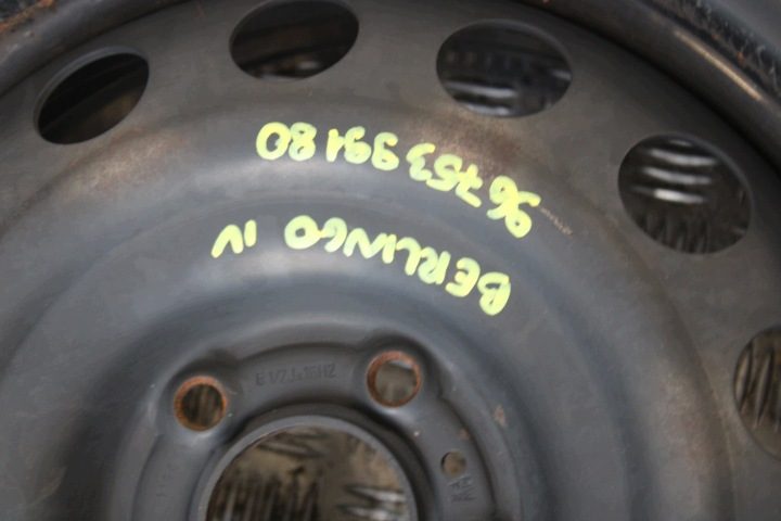 КОЛЕСА ДИСКИ 205/60 R16 9675399180 CITROEN BERLINGO IV 4 2019, фото 12