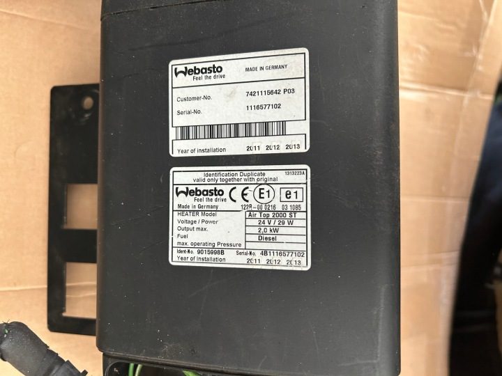 WEBASTO AIR TOP 2000 ST, фото 3