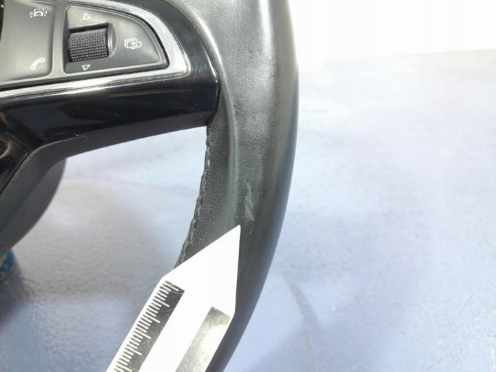 SKODA RAPID РЕСТАЙЛИНГ РУЛЬ МУЛЬТИФУНКЦИОНАЛЬНЫЙ КОЖАНЫЙ 3V0419091L, фото 4