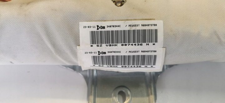 ШТОРКА БЕЗОПАСНОСТИ ЛЕВАЯ AIRBAG OE 9684873780 PEUGEOT 5008, фото 3