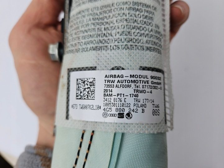 ПОДУШКА БЕЗОПАСНОСТИ СИДЕНЬЯ ПРАВОГО ПАССАЖИРА AIRBAG AIRBAG AUDI A6 C7 A7 4G, фото 3