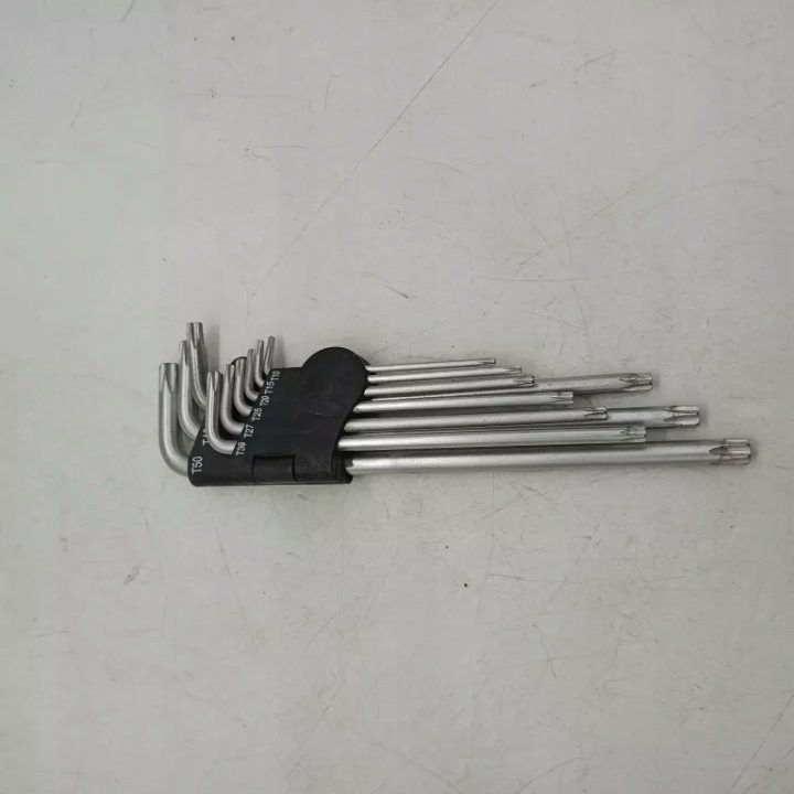 Ключи Torx комплект T10-T50 CR-V длинный Torx 9 шт. 1.5 2 2.5 3 4 5 6 8 10 мм, фото 1