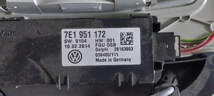 VW TRANSPORTER T5 РЕСТАЙЛИНГ ПАНЕЛЬ ОТОПЛЕНИЯ WEBASTO ФОНАРЬ, фото 5