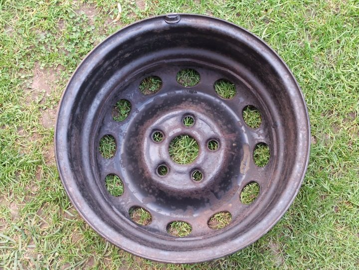 Штампованный диск Volkswagen OE 2150916 6.0" x 15" 5x112 ET 55, фото 4