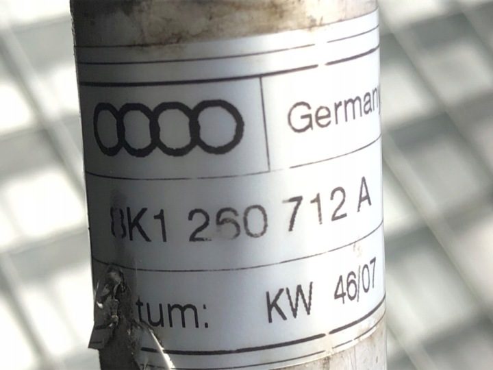 ТРУБКА КОНДИЦИОНЕРА AUDI A5 8T 8K1260712A 2.7 190 л.с. 07-17 Спортивный/Купе, фото 4