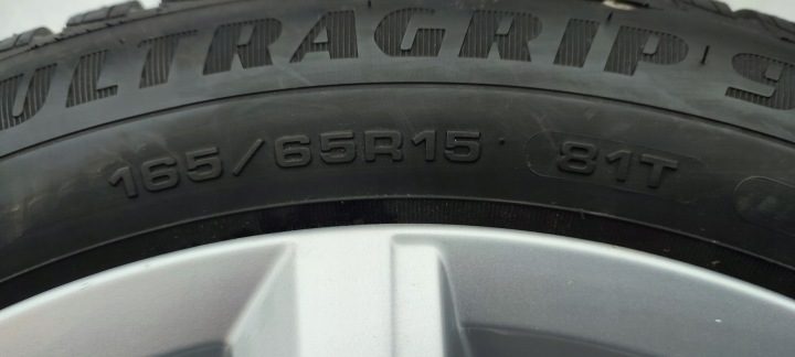 Колеса Зимние Литые диски Ориг. VW UP Goodyear 165/65/15 4x7,9mm Идеальные, фото 15