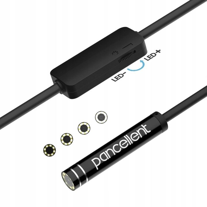 Эндоскоп USB, 5,5 мм, инспекционная камера с 6 диодами LED, фото 3