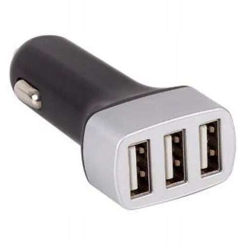 ЗАРЯДНОЕ УСТРОЙСТВО АВТОМОБИЛЬНОЕ XENIC HDCC-11 3xUSB Черное, фото 1