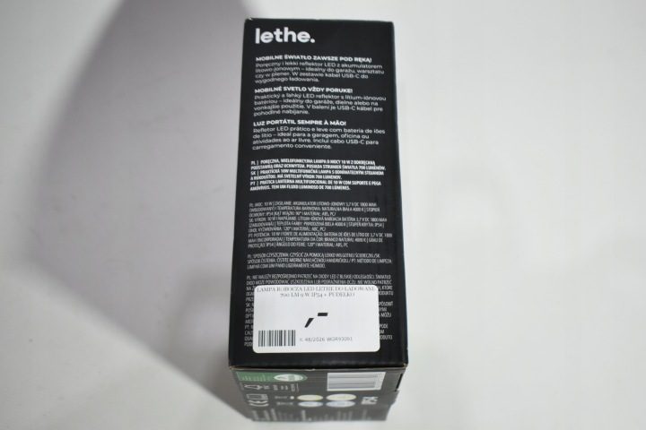 Lethe Фара LED 10W 700lm Аккумулятор USB-C IP54 Лампа переносная 4000K, фото 3