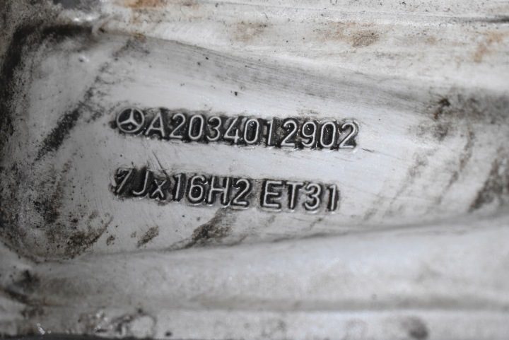 Литой диск Mercedes-Benz OE MERCEDES C-КЛАСС W203 CL203 7.0" x 16" 5x112 ET 31, фото 3