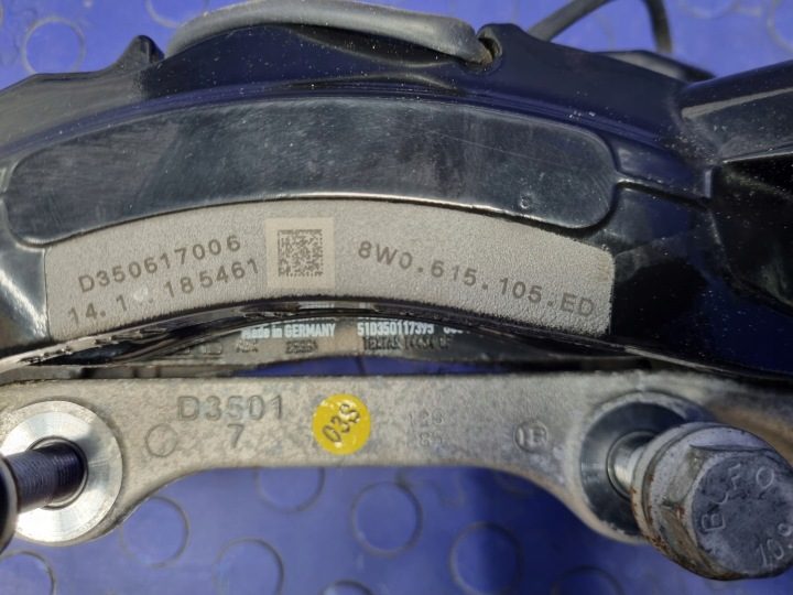 КОМПЛЕКТ HAMULCY ПЕРЕДНИЙ ЗАДНИЙ СВАП AUDI S4 B9 S5 F5 ОРИГИНАЛ 8W0615106ED, фото 14