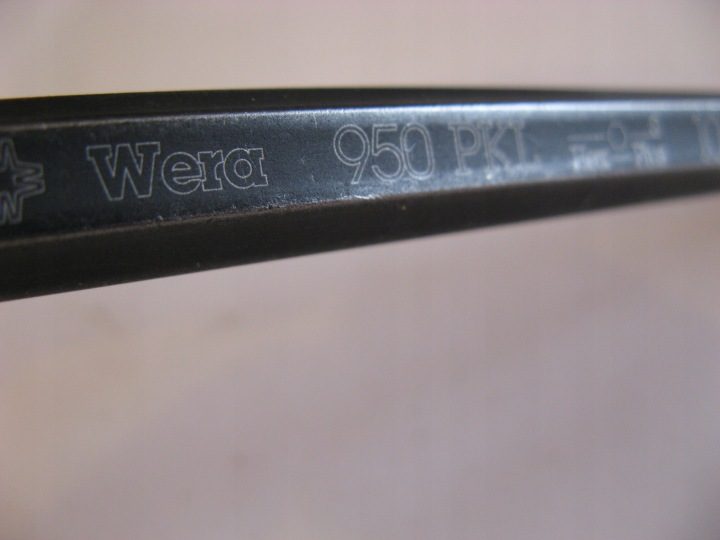 Супер мощный ключ ШЕСТИГРАННИК 10 WERA 950 PKL HEX-PLUS, фото 2