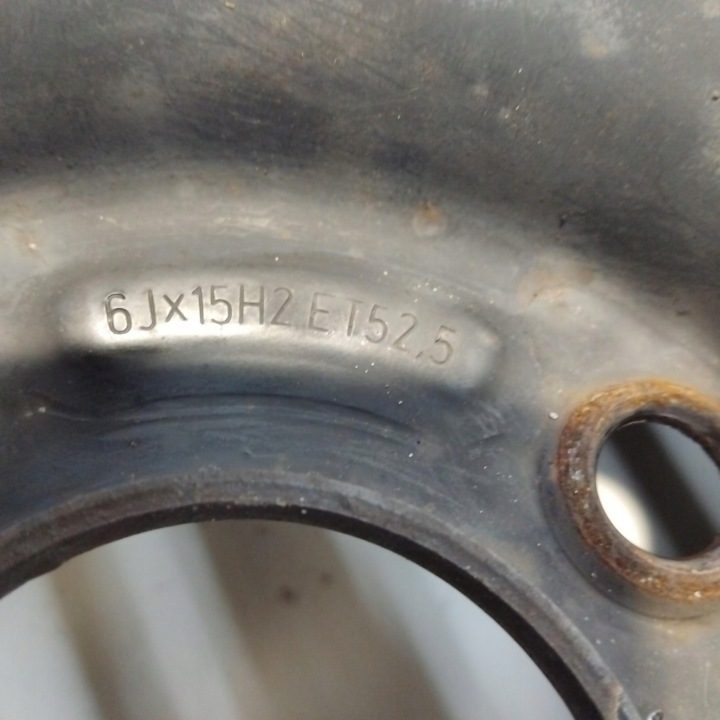 Штампованный диск Ford OE Ford Fusiuon 6.0" x 15" 4x108 ET 52,5, фото 3