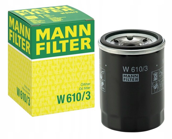 MANN-FILTER W 610/3 фильтр масляный для легковых автомобилей и dostawczych, фото 1
