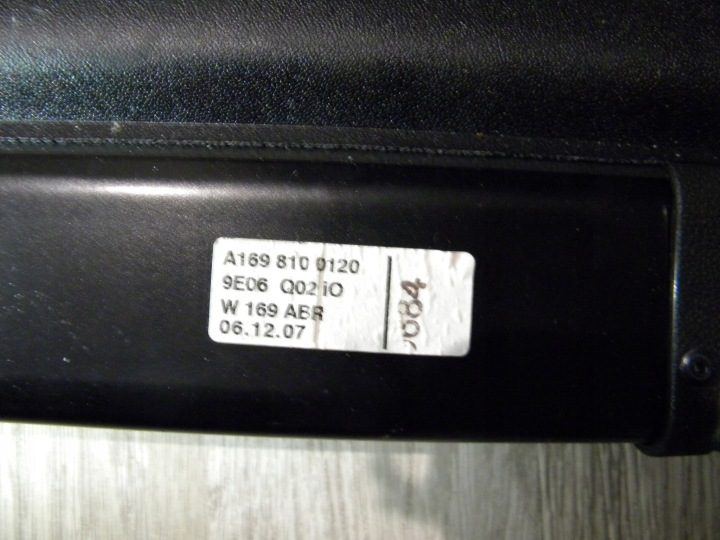 Очень хорошая шторка багажника Mercedes A класс II 2 W169 A169 04-12 черный, фото 8