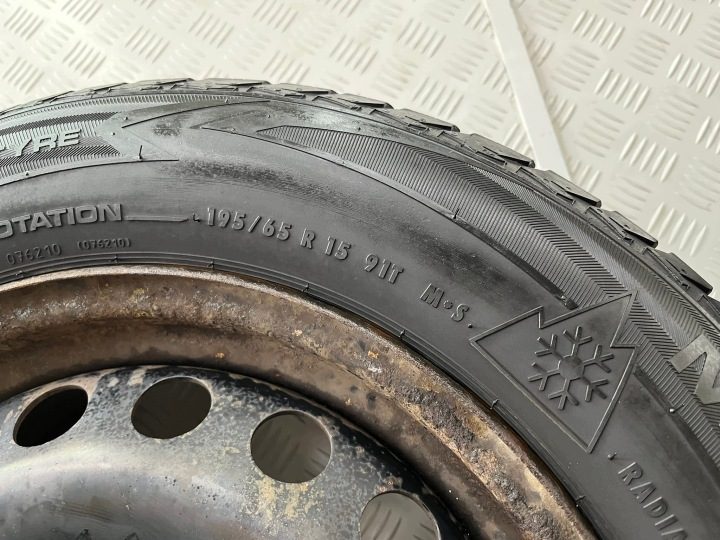 Renault Megane II диски стальные колеса 15'' 4x100 ET45 6.5Jx15 комплект, фото 5