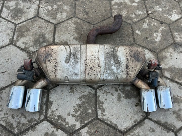 VW Golf 7 VII 5G 2.0 TFSI R20 хэтчбек глушитель выхлопная труба OEM N 12-20, фото 1