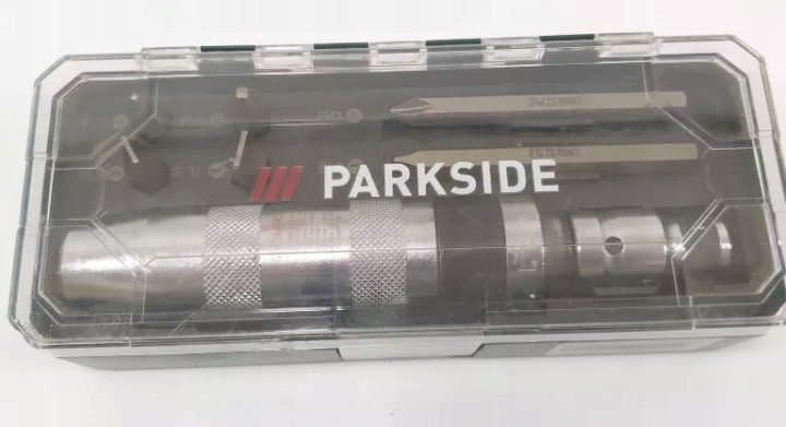 Отвертка ударная регулируемая Parkside в чехол для podbijania 7 шт., фото 1