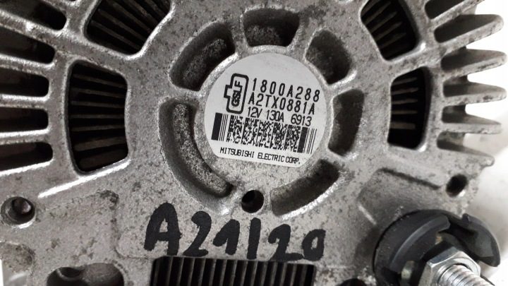 Mitsubishi Outlander Lancer 1,8 2,0 2,4 генератор 1800A288 A2TX0881A 130A, фото 6
