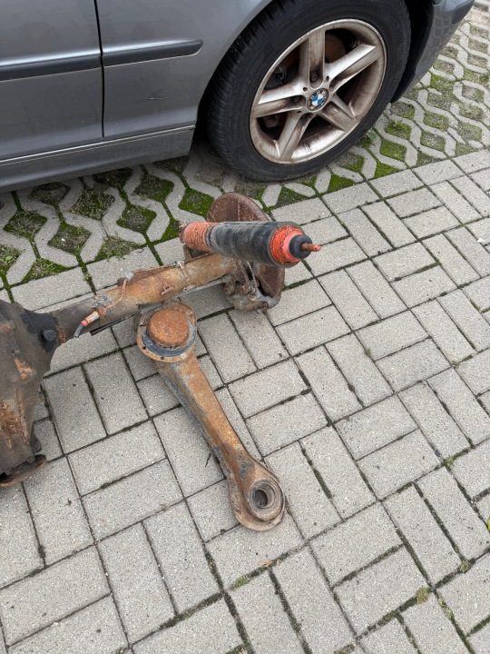 Подвеска задняя Mercedes W108 балка в сборе, фото 3