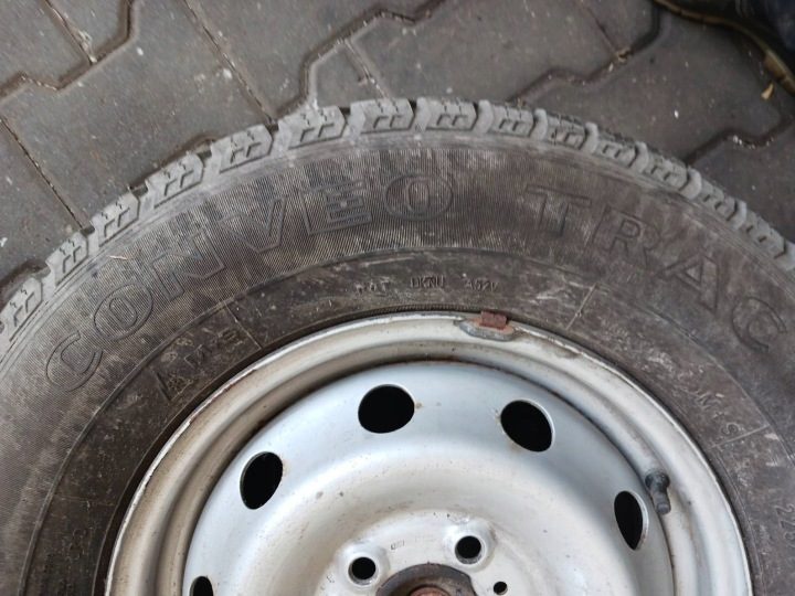 5x Колеса Fiat Ducato III Комплект + Запаска Firestone Vanhawk Winter 225/70/15C, фото 4