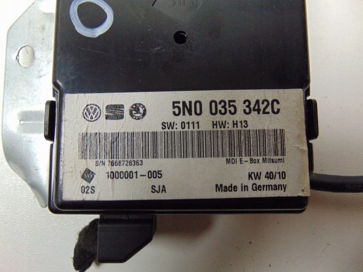 Skoda Superb II модуль интерфейс 5N0035342C, фото 6