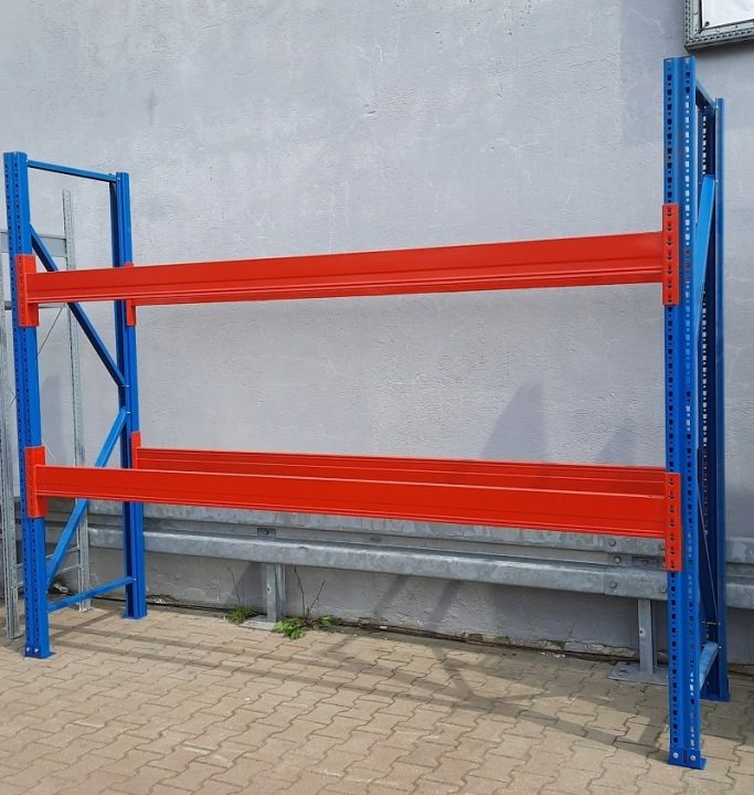 Стеллаж paletowy NEDCON складской 2,5m траверса 3m 3x1000kg skład 0+2, фото 3