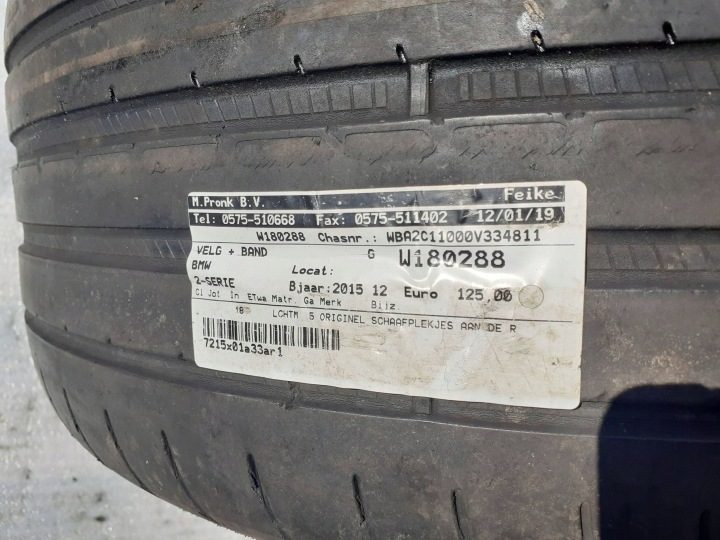 Литой диск BMW OE 2 F45 F46 8.0" x 18" 5x112 ET -57, фото 6