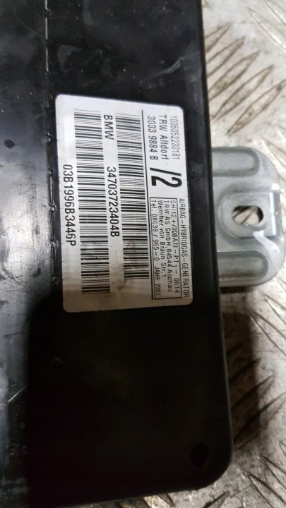 Подушка безопасности боковая BMW OE 30339884B, фото 4