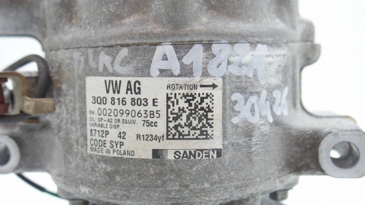 КОМПРЕССОР КОНДИЦИОНЕРА SKODA KAMIQ 1.5 3Q0816803E, фото 6