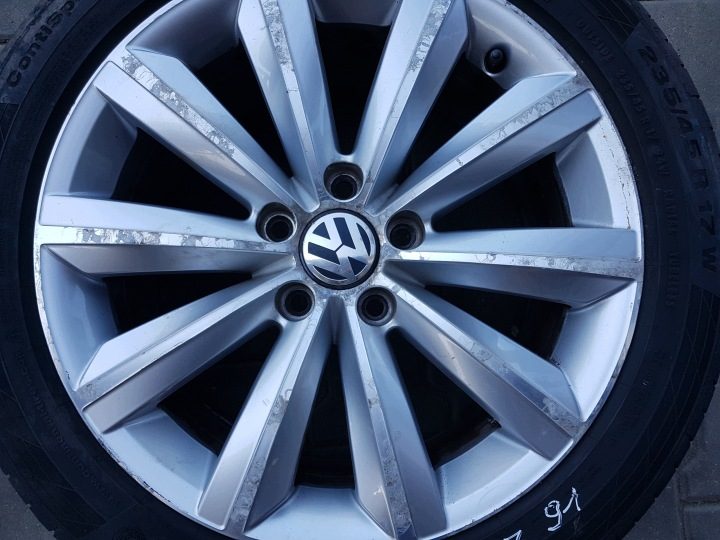 Литой диск VW PASSAT B7 CC 7.5" x 17" 5x112 ET 47, фото 3