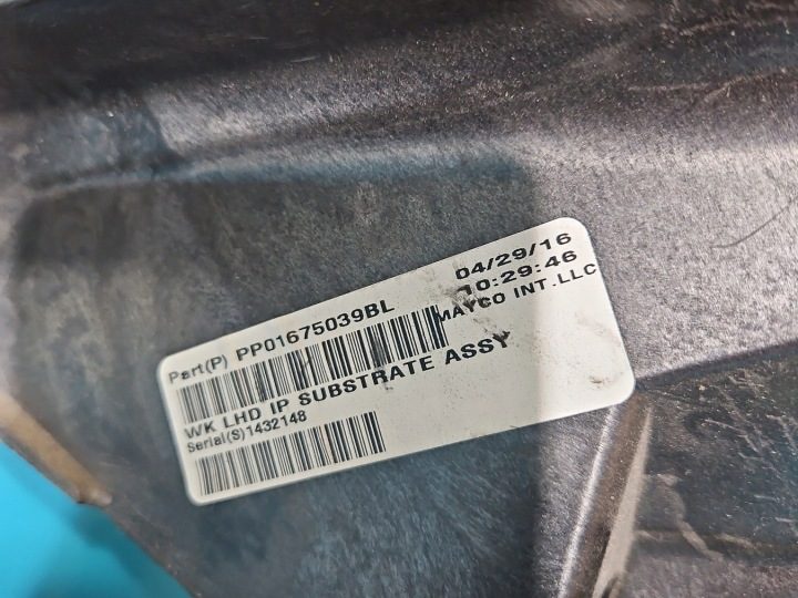 ТОРПЕДО AIRBAG ПАССАЖИРА JEEP GRAND CHEROKEE IV WK2, фото 10