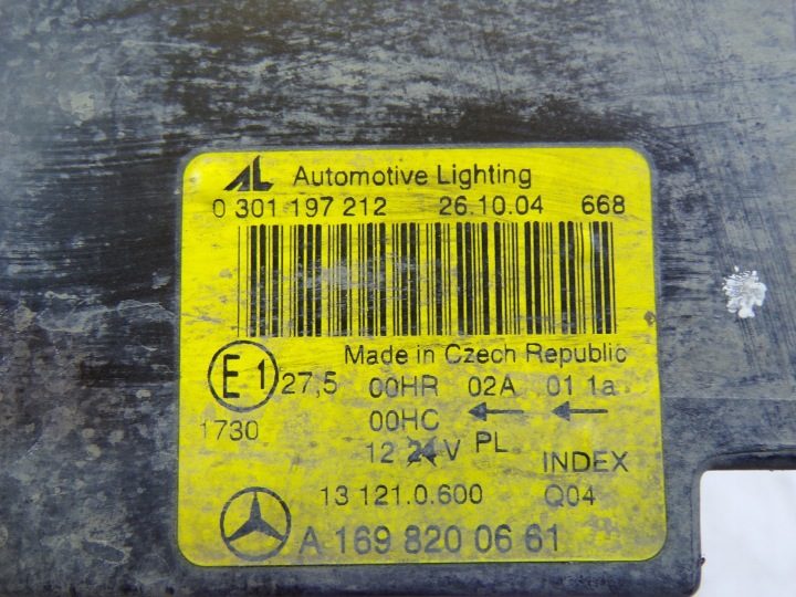ФАРА ПРАВАЯ ПЕРЕДНЯЯ MERCEDES A КЛАСС W169 (K1), фото 8