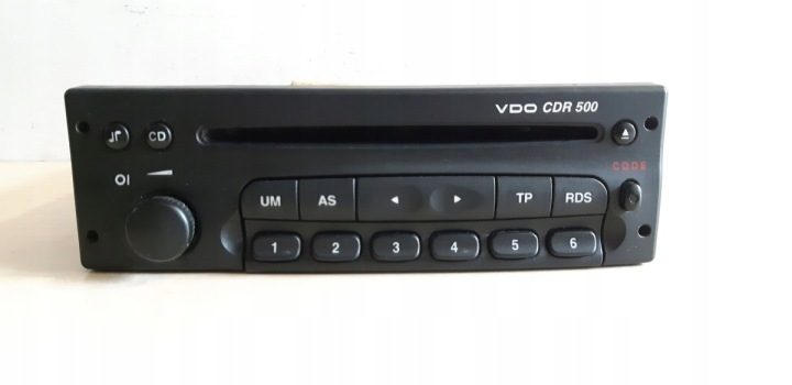 МАГНИТОЛА OPEL CD VDO CDR 500 ASTRA CORSA VECTRA ZAFIRA OMEGA SINTRA FRONTERA, фото 1
