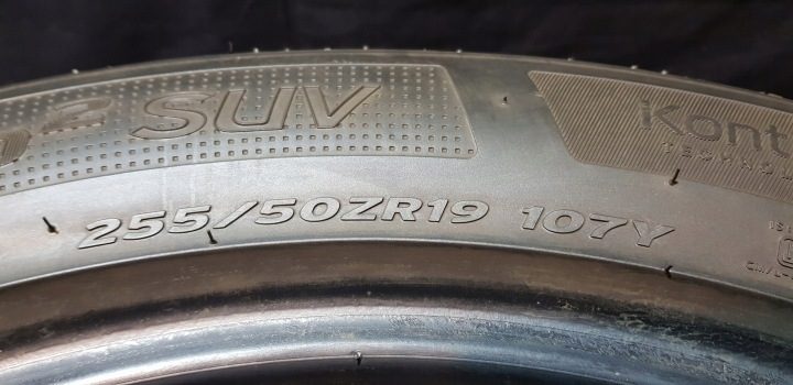 2× Шина летняя Hankook Ventus S1 evo2 ВНЕДОРОЖНИК K117A 255/50ZR19 107 Y усилитель (XL), фото 6
