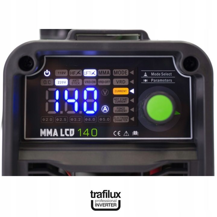 СВАРОЧНЫЙ ИНВЕРТОР TRAFILUX MMA 140 LCD, фото 9