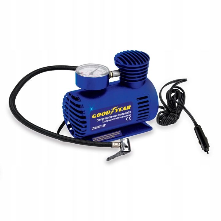 Goodyear Компрессор с Манометром 12V, 250 PSI 23982 J685, фото 1