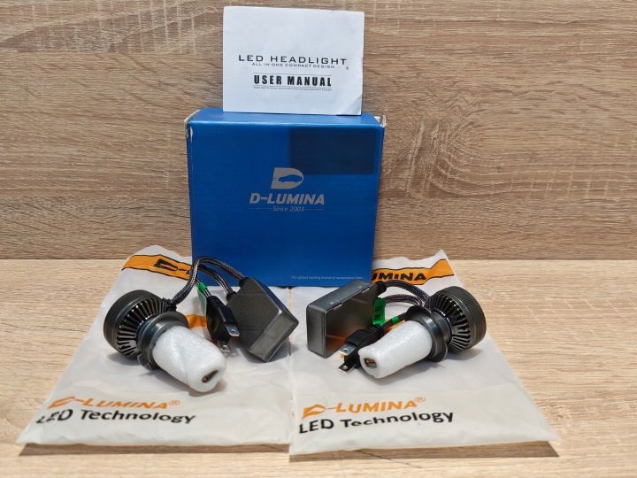 Лампы LED H7 D-Lumina 130W 26000LM – 6500K Canbus 2 ШТ., фото 2