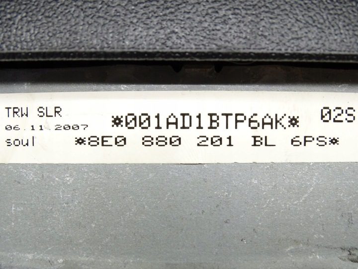 A4 B6 B7 05-08 ПОДУШКА БЕЗОПАСНОСТИ ВОДИТЕЛЯ 4 - RAMIENNA 8E0880201BL, фото 6