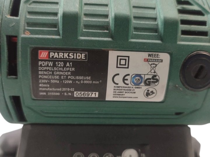 Шлифмашина двойная stołowa Parkside PDFW 120 A1 120W, фото 3