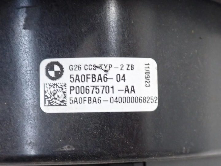 ГНЕЗДО ТРУБКА ПОРТ ЗАРЯДКИ ПРОВОДКА КАБЕЛЬ BMW I4 G26 GRAN КУПЕ 23 г., фото 9