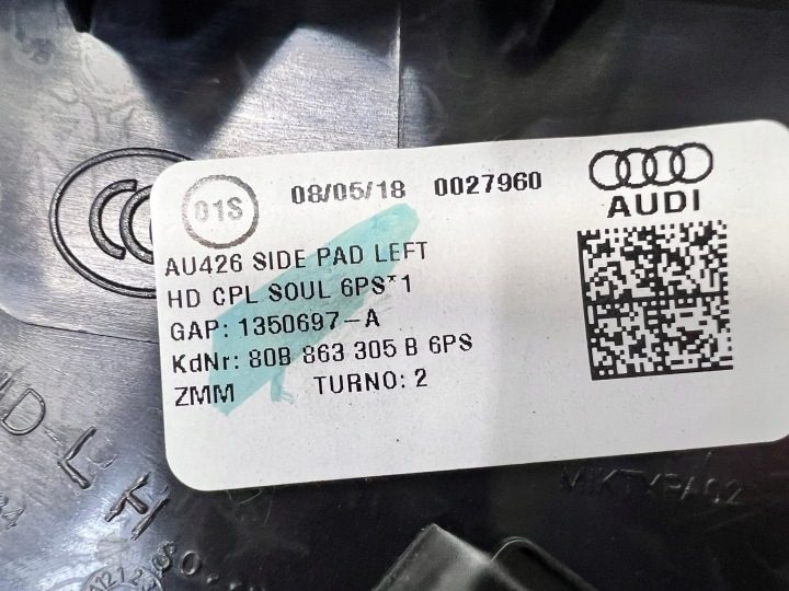 ОБИВКА ЦЕНТРАЛЬНОГО ТОННЕЛЯ ПРАВАЯ AUDI Q5 FY 80A 80B863305B, фото 5