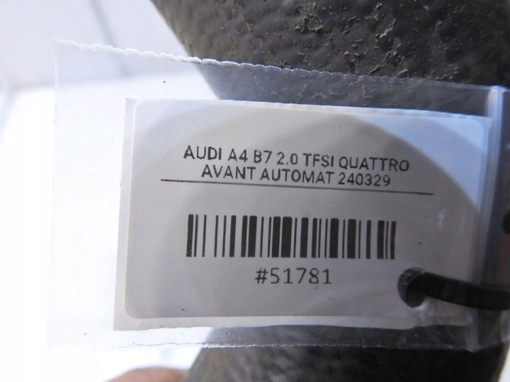 Патрубок интеркулера Audi A4 B7 2.0 TFSI, фото 4