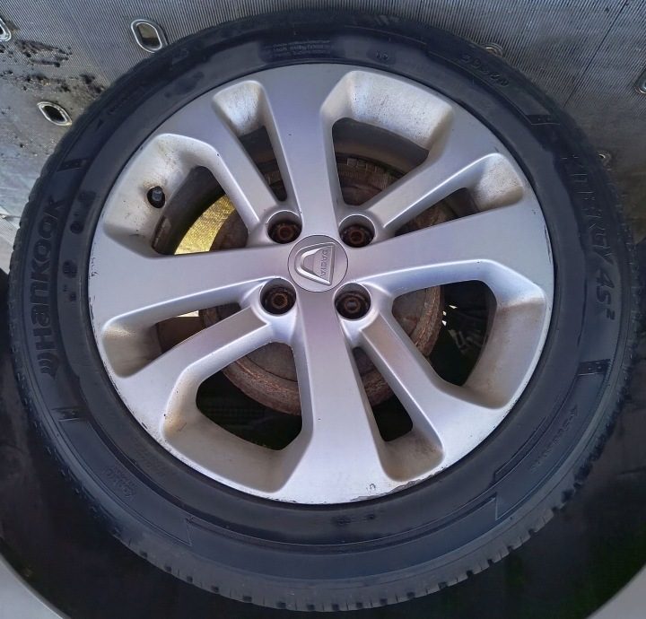 Литые диски 16 Świeże Шины Hankook 4S 22 г. Dacia Lodgy Dokker, фото 2