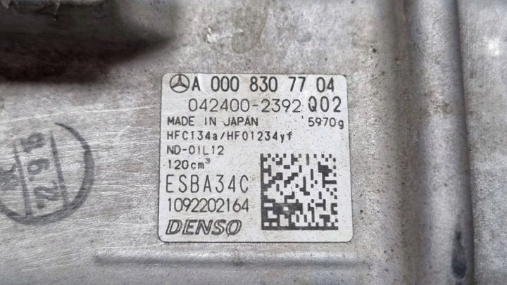 КОМПРЕССОР КОНДИЦИОНЕРА A0008307704 MERCEDES EQA H243 EQC N293 GLA II H247, фото 5