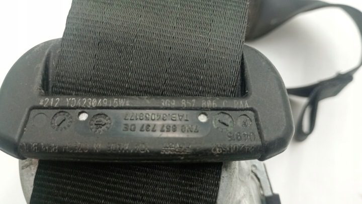 РЕМЕНЬ БЕЗОПАСНОСТИ ЛЕВЫЙ ЗАДНИЙ VW PASSAT B8 УНИВЕРСАЛ 3G9857805C, фото 2