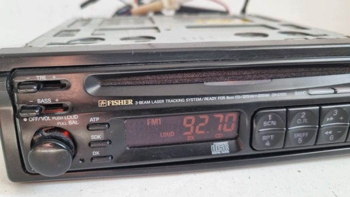Магнитола CD Fisher DX-E700 Mercedes BMW Audi винтажная JAPAN, фото 5